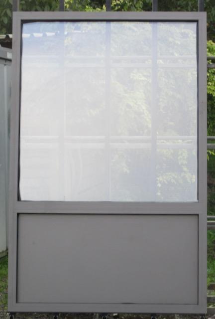 aluminium raam , chassis ,venster 136 x 209 kwartsgrijs, Doe-het-zelf en Bouw, Raamkozijnen en Schuifdeuren, Inclusief glas, Nieuw