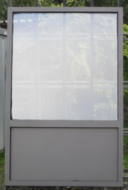 aluminium raam , chassis ,venster 136 x 209 kwartsgrijs, Doe-het-zelf en Bouw, Raamkozijnen en Schuifdeuren, Inclusief glas, Nieuw