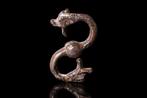 Viking periode Bronzen beestkopsluiting - Zeldzaam!  (Zonder, Antiquités & Art