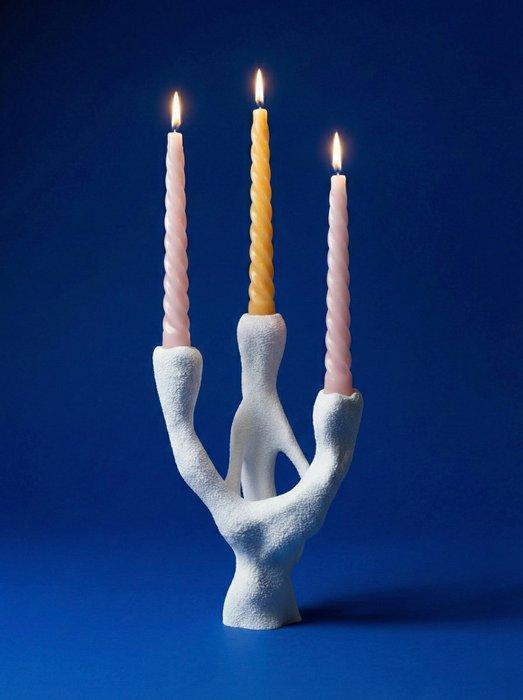 Cornu Design - Kandelaar - Hoog-dichtheid bio-polymeer -, Antiek en Kunst, Kunst | Designobjecten