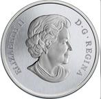 Canada. 25 Cent 2014 Water-Lily And Leopard Frog - Coloured