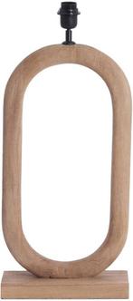 2dekans | Light & Living tafellamp Paceco bruin – 30x12x59, Huis en Inrichting, Lampen | Tafellampen, Ophalen of Verzenden, Nieuw