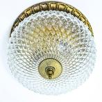 Plafondlamp - Messing, Kristal, Antiek en Kunst