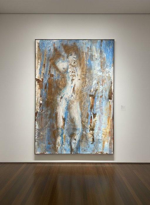 Natalie Hayn - Persephone XXL, Goldfolie, Goldspray, Antiquités & Art, Art | Objets design