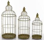 Cage à oiseaux (3) - Acier, Antiquités & Art