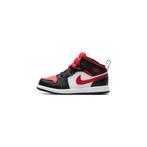 Air Jordan 1 Mid Bred Toe (TD) - Maat 21 EU, Ophalen of Verzenden, Nieuw