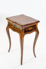 Bijzettafel - Ebbenhout, Esdoorn, Mahonie, Palissander -