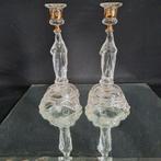 Val Saint Lambert - Taperstick (kleine blaker met een dunne, Antiek en Kunst, Antiek | Glaswerk en Kristal