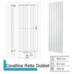 Designradiator Plieger Cavallino Retto Dubbel 1549 Watt, Ophalen of Verzenden, Bad