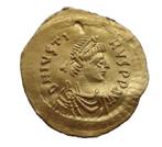 Byzantijnse Rijk. Justinus I (518-527 n.Chr.). Tremissis, Timbres & Monnaies