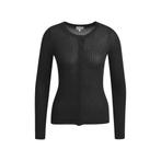 Milano Italy • zwart geribbeld vest • 36, Verzenden