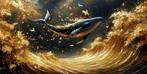 Iconica - Voyage Through a Golden Nebula · XXL, Antiek en Kunst