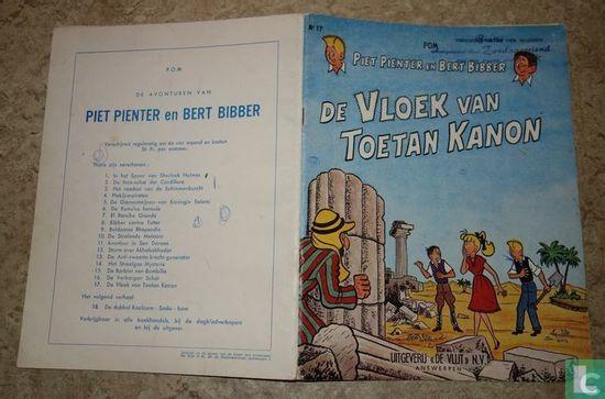 Piet Pienter en Bert Bibber - De vloek van Toetan Kanon -..., Boeken, Stripverhalen, Gelezen, Eén stripboek, Verzenden