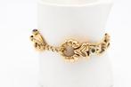 Armband - 18 karaat Geel goud Saffier, Handtassen en Accessoires, Nieuw