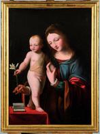 Bernardino Luini (1480-1532), Naar - Madonna with Child, Antiek en Kunst