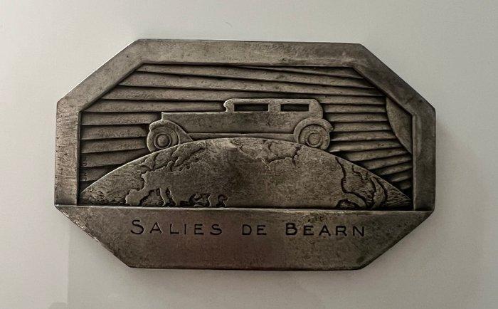 Frankrijk. Medal Art Deco Automobile Plaque - Salies de, Postzegels en Munten, Munten en Bankbiljetten | Toebehoren