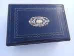 Joli coffret boite à bijoux en marqueterie Boulle époque