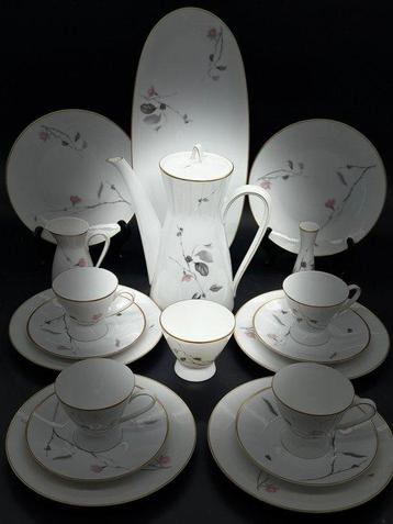 Koffieservies - Rosenthal Kaffee-Service mit floralem Dekor