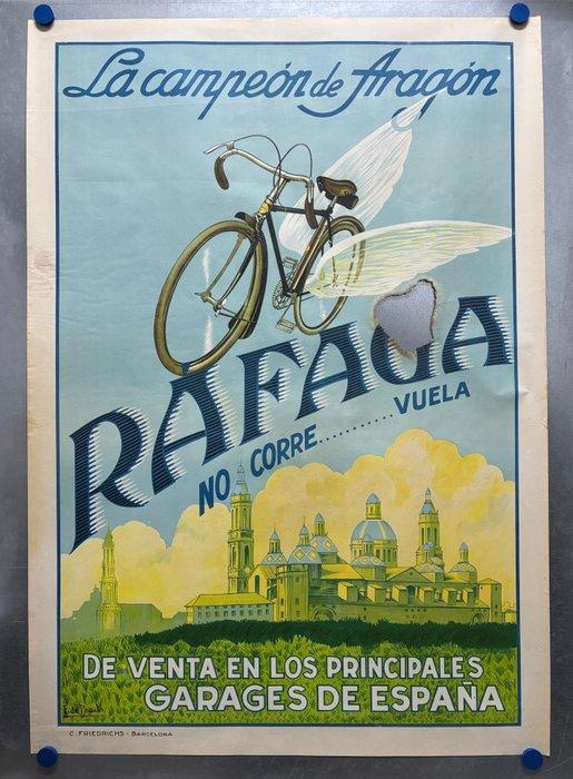 F. De Prado - Bicicleta Rafaga - Barcelona, Spain - Jaren, Antiquités & Art, Art | Dessins & Photographie