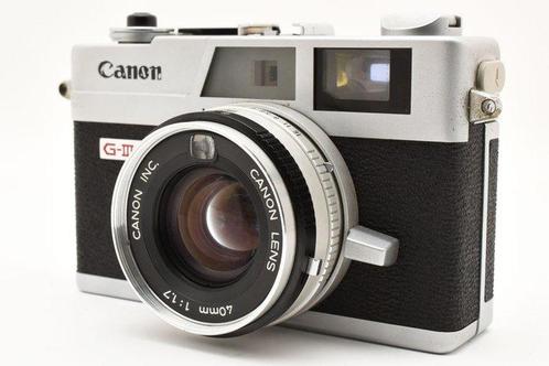 Canon Canonet QL17 G-III with 1.7/40mm chrome | Meetzoeker, Audio, Tv en Foto, Fotocamera's Analoog