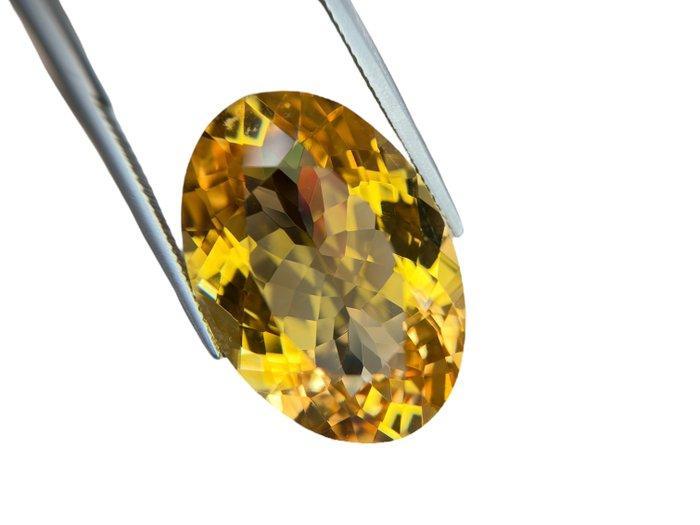 Zonder Minimumprijs - 1 pcs Geel Citrien - 34.89 ct -, Handtassen en Accessoires, Edelstenen