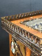 Bijzettafel - Hout, Brons, Keramiek