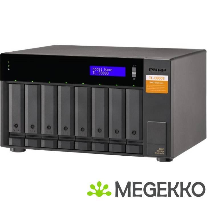 QNAP TL-D800S behuizing voor opslagstations 2.5/3.5, Informatique & Logiciels, Boîtiers d'ordinateurs, Envoi