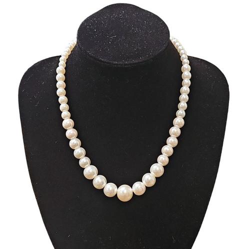 Fako Bijoux® - Parelketting - Medium - Glaskralen -, Handtassen en Accessoires, Kettingen, Verzenden