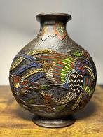 Vase - Bronze - Japon - Période Meiji (1868–1912) - Vase, Antiek en Kunst