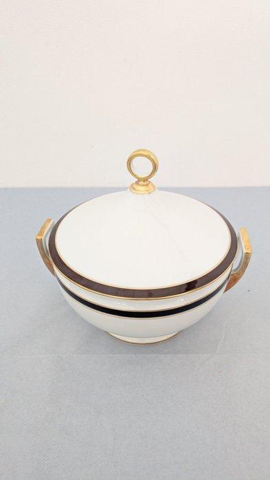 Richard Ginori - Soupière - Or, Porcelaine - empire, Antiek en Kunst, Antiek | Meubels | Tafels