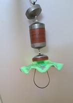 Plafondlamp - Uraniumglas, Opaline glas - Uranium Glass, Antiek en Kunst