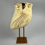 Ewa Budzowska - sculptuur, big -OWL - 25 cm - Metaal,