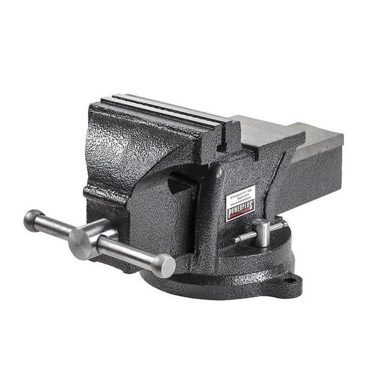 Professionele bankschroef 150 mm. draaibare uitvoering met, Doe-het-zelf en Bouw, Werkbanken, Ophalen of Verzenden