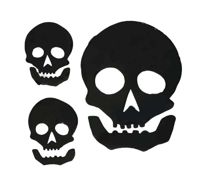 Halloween Wanddecoratie Schedel 25cm, Hobby en Vrije tijd, Feestartikelen, Nieuw, Verzenden