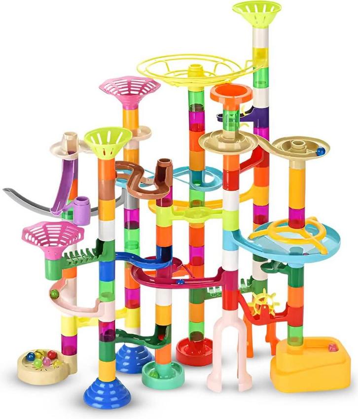 JUST23 Knikkerbaan Ultimate Set - Marble Run - 150, Kinderen en Baby's, Speelgoed | Overig, Nieuw, Verzenden