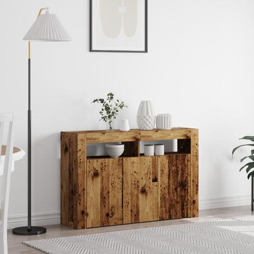 vidaXL Sideboard Oude hout Engineered wood 116 x 30 x 75 cm, Maison & Meubles, Armoires | Dressoirs, Envoi