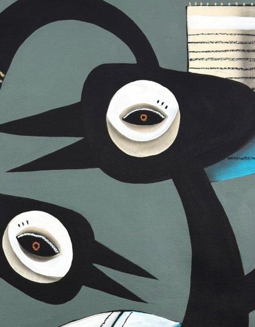 SKEPA - Chimère de nuit (XXL), Antiek en Kunst, Kunst | Schilderijen | Modern