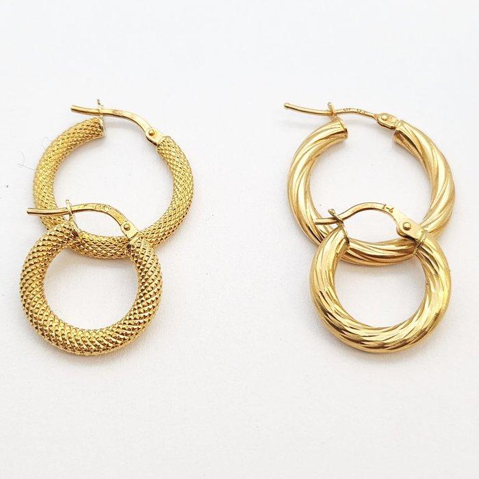 Oorbellen - 18 karaat Geel goud, Handtassen en Accessoires, Oorbellen