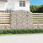 vidaXL Panier de gabions arqué 200x30x180/200 cm Fer, Jardin & Terrasse, Verzenden, Neuf