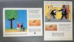 Tintin - 3X affiches dépoque - Tintin et la médecine - 3, Nieuw