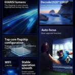 1080p Mini Projector - Screen Mirroring Beamer Home Media, Audio, Tv en Foto, Diaprojectoren, Verzenden, Nieuw