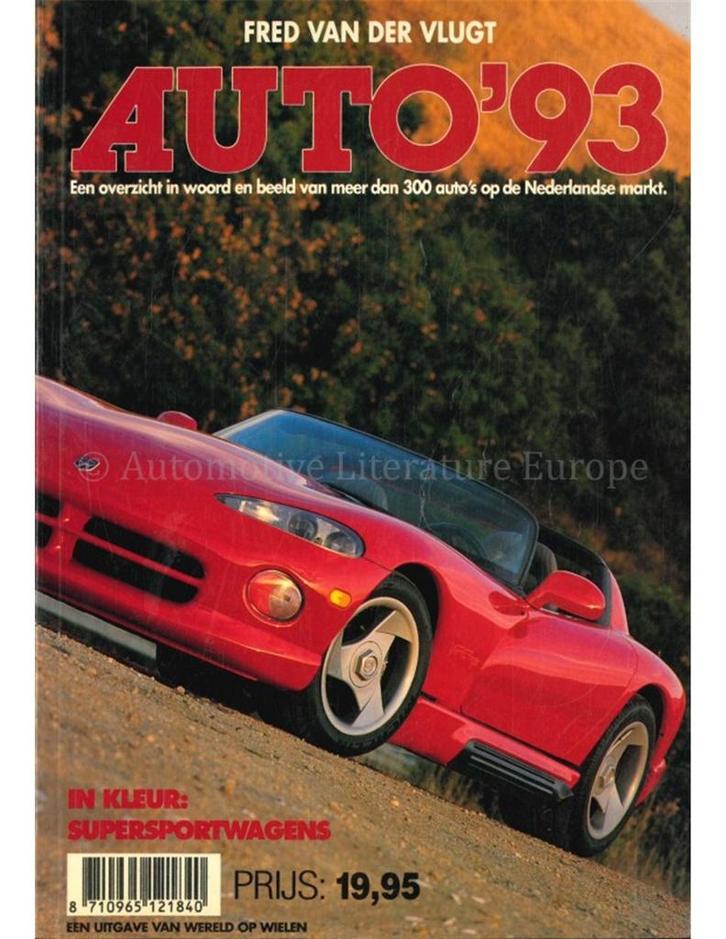 1993 AUTO JAARBOEK NEDERLANDS, Boeken, Auto's | Boeken