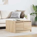 vidaXL Salontafel met lades 70,5x70x40 cm Sonoma, Huis en Inrichting, Tafels | Salontafels, Verzenden, Nieuw