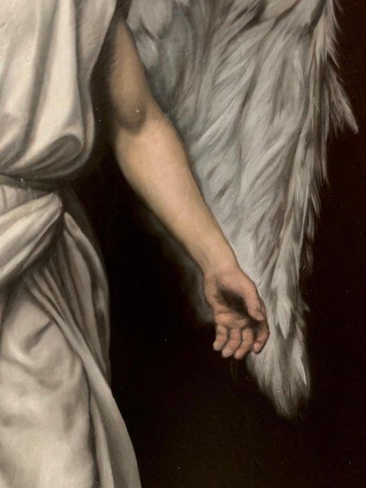 J. Hanter - El arcángel Gabriel, Antiek en Kunst, Kunst | Schilderijen | Modern