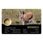 Gabon. 1000 Francs 1/1000 oz 999 Fine Gold 1000 CFA Francs