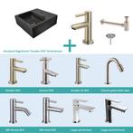 FonteinPack Square Natuursteen 30x30x10 cm RVS (Keuze uit 8, Doe-het-zelf en Bouw, Ophalen of Verzenden, Nieuw, Overige typen