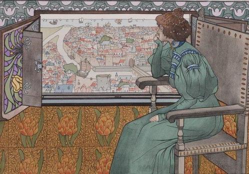 Gustave-Max Stevens - Solveig, Antiek en Kunst, Kunst | Designobjecten