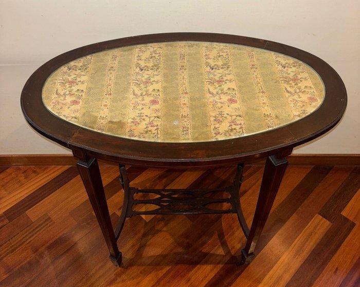 Middentafel - hard hout, Glas, Antiek en Kunst, Antiek | Overige Antiek