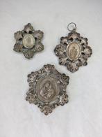 Antiek Reliekhouder (3) - Zilver - 1930-1940 - Medaglini, Antiek en Kunst
