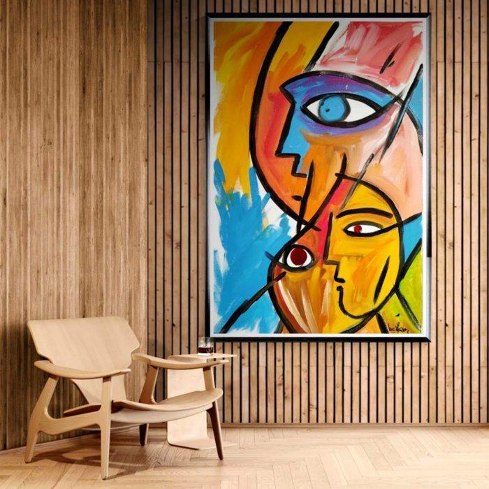 Luc Mora - WHY - XXL, Antiek en Kunst, Kunst | Designobjecten